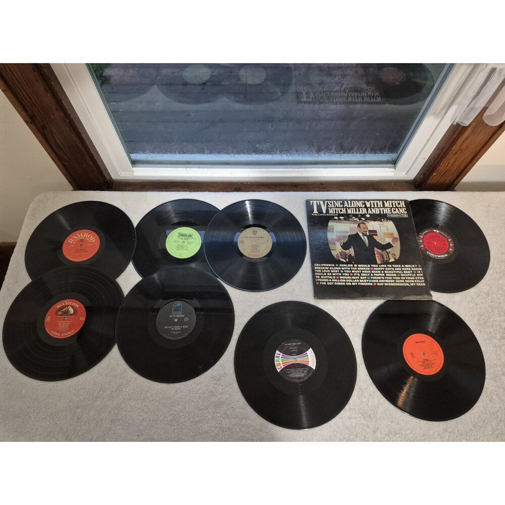 Vintage Vinyl LP Record Lot Mitch Miller W.C. Fields Jack Paar Classical Comedy